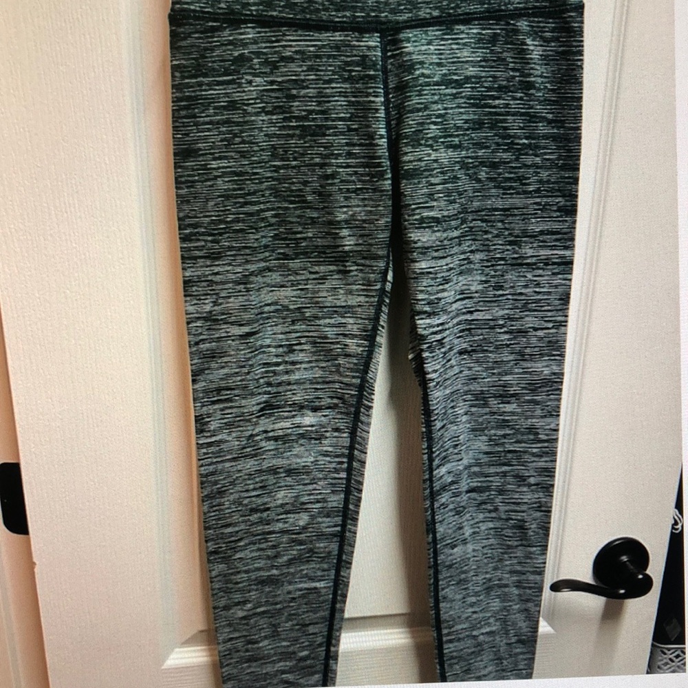 Gray Patterned Leggings